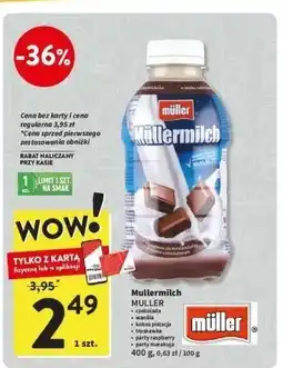 Intermarche Napój mleczny kokosowo-pistacjowy Mullermilch oferta