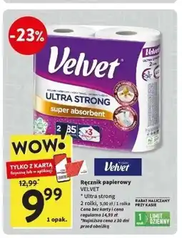Intermarche Ręcznik papierowy Velvet Ultra Strong oferta