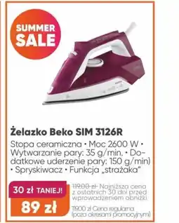 Max Elektro Żelazko Beko oferta