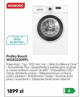 Max Elektro Pralka Bosch oferta