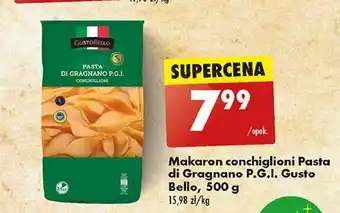 Biedronka Makaron conchiglioni Gustobello oferta