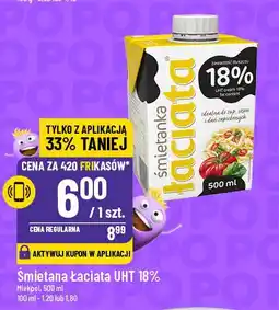 Polomarket Śmietana Łaciata UHT 18% oferta