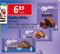 E.Leclerc Ciastka biszkoptowe przekładane nadzieniem kakaowym i kawałkami czekolady Milka Choc oferta