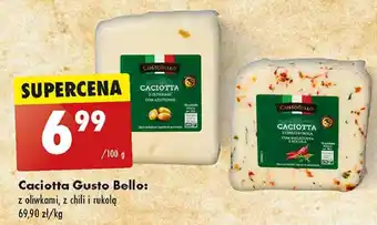 Biedronka Ser caciotta z chilli i rukolą Gustobello oferta