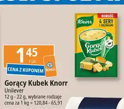 E.Leclerc 4 sery z grzankami Knorr Gorący Kubek oferta