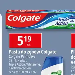 E.Leclerc Pasta do zębow Colgate Triple Action oferta