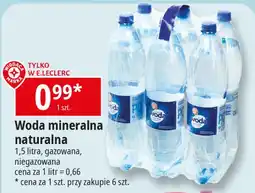 E.Leclerc Woda niegazowana Wiodąca Marka oferta