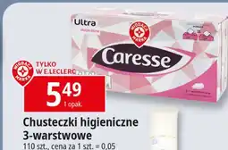 E.Leclerc Chusteczki higieniczne Wiodąca Marka Caresse oferta