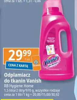E.Leclerc Odplamiacz w płynie Vanish Oxi Action oferta