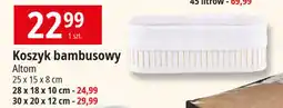 E.Leclerc Koszyk bambusowy 25 x 15 8 cm Altom oferta