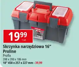 E.Leclerc Skrzynka na narzędzia 16'' z klamrą plastikową Proline oferta