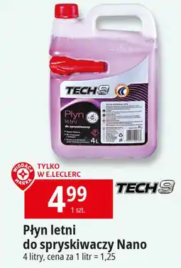 E.Leclerc Płyn do spryskiwaczy letni nano Tech9 oferta