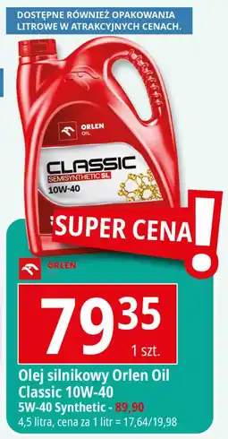 E.Leclerc Olej silnikowy classic semisynthetic 10w-40 Orlen Oil oferta