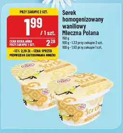 Polomarket Serek homogenizowany waniliowy Mleczna Polana oferta