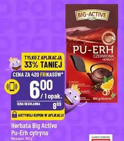 Polomarket Herbata Big Active Pu-Erh cytryna oferta