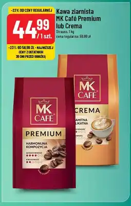 Polomarket Kawa ziarnista MK Cafe Premium lub Crema oferta