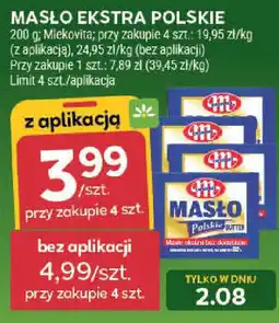 Stokrotka MASŁO EKSTRA POLSKIE 200 g oferta
