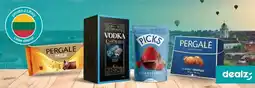 Dealz Czekoladki z alkoholem vodka Pergale oferta