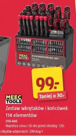 Jula Zestaw wkrętaków Meec Tools oferta
