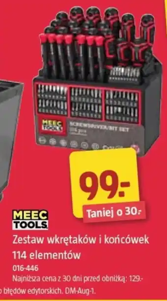 Jula Zestaw wkrętaków Meec Tools oferta