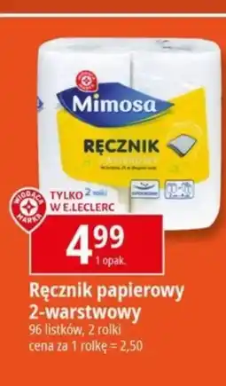 E.Leclerc Ręcznik papierowy Mimosa oferta