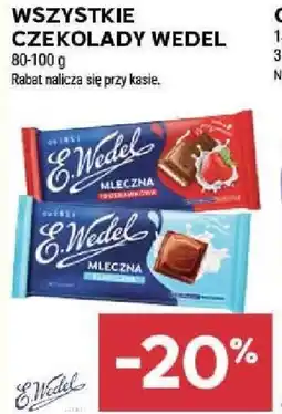 Stokrotka WSZYSTKIE CZEKOLADY WEDEL 80-100 g -20% oferta