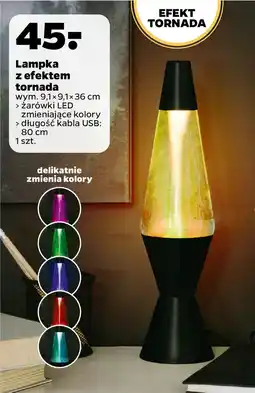 Netto Lampka z efektem tornada 9,1x9,1x 36 cm oferta