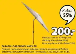 JYSK Parasol ogrodowy oferta