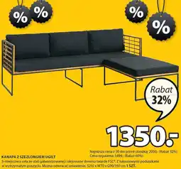 JYSK Kanapa z szezlongiem oferta