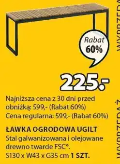 JYSK ławka ogrodowa oferta