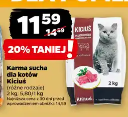 Netto Karma sucha dla kotów Kiciuś oferta