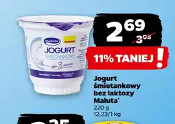 Netto Jogurt śmietankowy bez laktozy Maluta oferta
