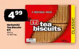 Netto Herbatniki Tea Biscuits ETi oferta
