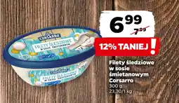 Netto Filety śledziowe w sosie śmietanowym Corsarro oferta