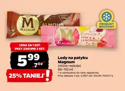 Netto Lody na patyku Magnum oferta