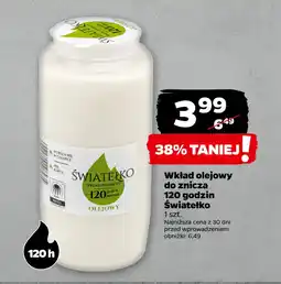Netto Wkład olejowy do znicza 120 godzin Światełko oferta