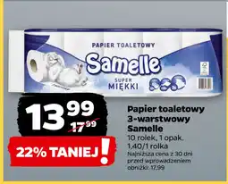 Netto Papier toaletowy 3-warstwowy Samelle oferta