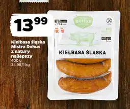 Netto Kiełbasa śląska Mistrz Rohus z natury najlepszy oferta