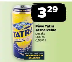 Netto Piwo Tatra Jasne Pełne oferta