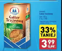 ALDI Cukier trzcinowy dry demerara Diamant Diamant polska oferta