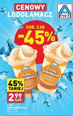 ALDI Lody krówka-kukułka Koral koktajlowe oferta