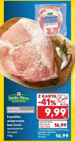 Kaufland Łopatka wieprzowa bez kości Stoisko mięsne oferta