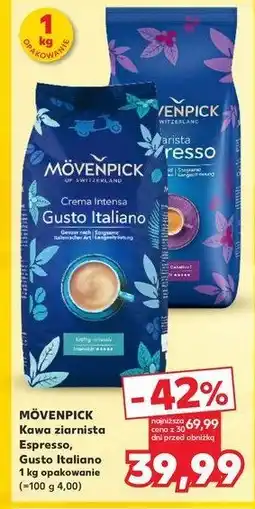 Kaufland Kawa Movenpick barista espresso oferta