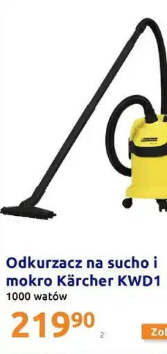 Odkurzacz na sucho i mokro Kärcher KWD1 1000 watów