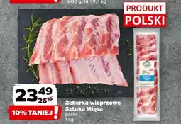 Netto Żęberka wieprzowe Sztuka Mięsa Netto oferta