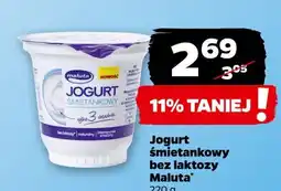 Netto Jogurt śmietankowy bez laktozy Maluta oferta