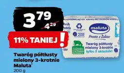 Netto Twaróg półtłusty mielony Maluta oferta