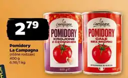 Netto Pomidory krojone z czosnkiem La Campagna oferta