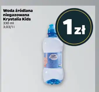 Netto Woda niegazowana kids Krystalia oferta
