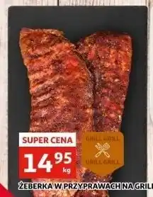 Auchan Żeberka w przyprawach na grill oferta